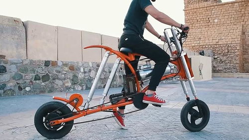 牛人自制可升降電動(dòng)單車(chē),車(chē)身可隨意升高降低,騎上大街道超有范